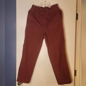 Madewell Rust Highwaist  Chinos Comfortable Classic Design